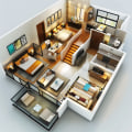 How much material is used in a 1000 sq ft house?