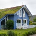 What do you put under a green roof?