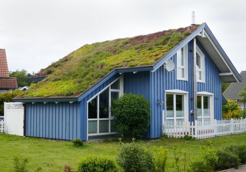What do you put under a green roof?