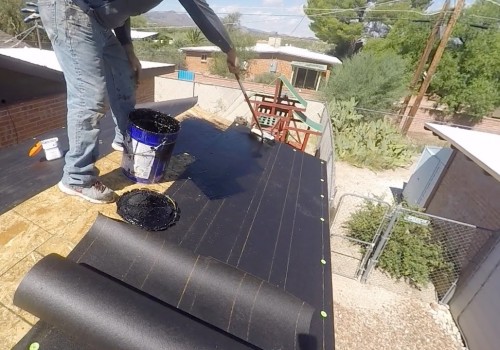 What goes on a roof before the shingles?
