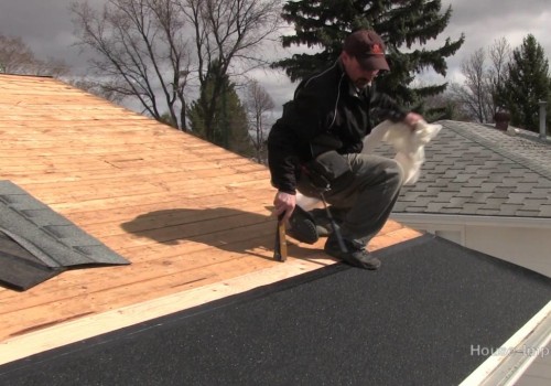 What goes on a roof before the shingles?