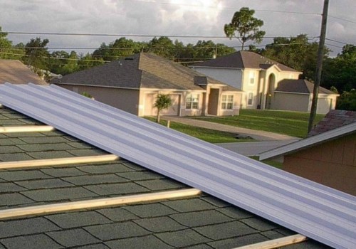 What is the advantage of a metal roof over shingles?