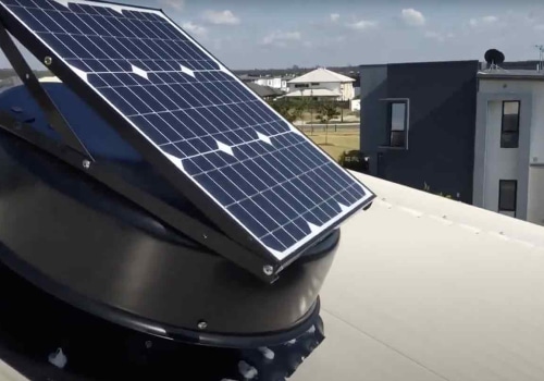 How close can solar panels be to vents?